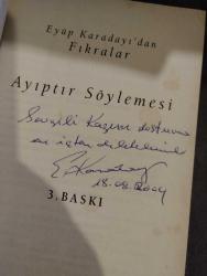 AYIPTIR SÖYLEMESİ - İMZALI