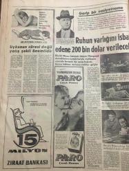 HÜRRİYET GAZETESİ 1 EKİM 1967 YIL :20 SAYI :6978--Kontrol edilen yağların yüzde 26 sı karışık çıktı ---Bir serçe ünlü gazetecinin gözünü kör etti --Amerika dan ithal edilen tohumluk  buğday kurtlu çıktı --Amerikan hükümetini 500 bin dolar  dolandırdı --Sarız Belediyesin de ki düelloda 2 kardeş ile küçük bir çocuk öldü ---Kaçırılan  kuduz çocuk bulunduktan 6 saat sonra öldü ---Bergama Belediyesi bir kutu bal ile bütün ihtiyaçlarını karşılıyor ---Yıldıray Çınar : En son plağını  iftarla sunar --Müsabakalar bugün bitiyor --İstanbul kupasını Kemal Öncü kazandı --Fenerbahçe 1-0 galip ---Demirspor Hacettepe yi 2-1 yendi --Altay 4-1 galip ---Beşiktaş -M.İd.Yurdu ---Uluslararası geçerli yeni bir para meydana getirilmesi isteniyor ---Milli Güvenlik Kurulu Uzun Bir Toplantı Yaptı ---Yatılı okuldaki çocuğunuz --Şarkışla da ki üç Kayseriliden  hiç bir haber  alınamıyor ---İkinci Türkiye ligi maçları ---