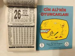 26 Ocak 2018 hediyelik orijinal Türkiye takvim yaprağı (Cin Ali kitabı hediyeli:)