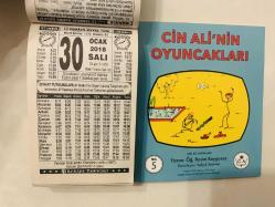 30 Ocak 2018 hediyelik orijinal Türkiye takvim yaprağı (Cin Ali kitabı hediyeli:)