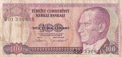7. Emisyon B01 Serisi Seri Başı 100 Türk Lirası
