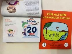 20 Şubat 2025 hediyelik orijinal Diyanet Çocuk takvim yaprağı (Cin Ali kitabı hediyeli:)