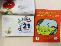 21 Şubat 2025 hediyelik orijinal Diyanet Çocuk takvim yaprağı (Cin Ali kitabı hediyeli:)