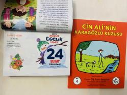24 Şubat 2025 hediyelik orijinal Diyanet Çocuk takvim yaprağı (Cin Ali kitabı hediyeli:)