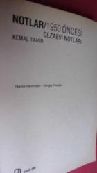 Notlar - 1950 ÖNCESİ CEZAEVİ NOTLARI 1.BASKI