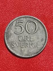 İsveç 1973 50 öre orjinaldır