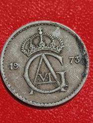 İsveç 1973 50 öre orjinaldır