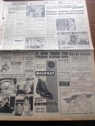 Akşam Gazetesi - 13 Ekim 1960 - Sabıklar Avukatlarıyla Görüştü - Adnan Menderes Refik Koraltan Nedim Ökmen Ve Celal Yardımcı'nın Görüşmeleri 15 Dakika Sürdü Celal Yardımcı Ağladı - Gazeteciler dün Yassıada'yı Gezdiler - Dün Yassıada'yı Gezen Gazeteciler Arasında Düşüklerin Gadrına Uğrayıp Hapishanelere Atılanlar Da Vardı - Denizcilik Bankası Sabık Genel Müdürlerinden Yusuf Ziya Öniş Öldü - Yassıada'ya Bir De Deli Gönderildi - Kızkulesi Kahramanı Çizen Suat Yalaz - Aydınlar Silah Başına Yazan Müşerref Hekimoğlu Köşe Yazısı - Günah Maskesi Aşk Ve His Romanı Resimleyen Remzi - Geyşa'nın Hatıra Defteri Yazan Kimiko Omura Yazı Dizisi - Kont Senlibenli Karikatür - Nazlı İle Hamza Karikatür - Yaralı Gönül Çizgi Roman - Bize Barbaroslu Derler Yazan Çizen Ratip Tahir Burak - Beşiktaş Ve Galatasaray'ı Nasıl Kalkındırmalı - Futbol Federasyonu Nihayet Açıklandı - Olimpiyatların En Büyük Aşkı Sekulareç Ve Lauer Ceza Aldı - Mithatpaşa Stadının Işıklandırılması - Garbis Attali Boks Maçı