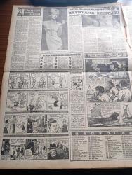 Akşam Gazetesi - 13 Ekim 1960 - Sabıklar Avukatlarıyla Görüştü - Adnan Menderes Refik Koraltan Nedim Ökmen Ve Celal Yardımcı'nın Görüşmeleri 15 Dakika Sürdü Celal Yardımcı Ağladı - Gazeteciler dün Yassıada'yı Gezdiler - Dün Yassıada'yı Gezen Gazeteciler Arasında Düşüklerin Gadrına Uğrayıp Hapishanelere Atılanlar Da Vardı - Denizcilik Bankası Sabık Genel Müdürlerinden Yusuf Ziya Öniş Öldü - Yassıada'ya Bir De Deli Gönderildi - Kızkulesi Kahramanı Çizen Suat Yalaz - Aydınlar Silah Başına Yazan Müşerref Hekimoğlu Köşe Yazısı - Günah Maskesi Aşk Ve His Romanı Resimleyen Remzi - Geyşa'nın Hatıra Defteri Yazan Kimiko Omura Yazı Dizisi - Kont Senlibenli Karikatür - Nazlı İle Hamza Karikatür - Yaralı Gönül Çizgi Roman - Bize Barbaroslu Derler Yazan Çizen Ratip Tahir Burak - Beşiktaş Ve Galatasaray'ı Nasıl Kalkındırmalı - Futbol Federasyonu Nihayet Açıklandı - Olimpiyatların En Büyük Aşkı Sekulareç Ve Lauer Ceza Aldı - Mithatpaşa Stadının Işıklandırılması - Garbis Attali Boks Maçı