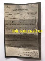BARIŞ MANÇO'NUN SARI ÇİZMELİ MEHMET AĞA ŞARKISINA KONU OLAN MEHMET AĞA'NIN TIPKI BASIM FOTOĞRAFLARI ve NÜFUSA KAYDIYLA İLGİLİ BELGENİN ÇEKİLMİŞ FOTOĞRAFI, 3 ADETTİR, 2 ADET TIPKI BASIM FOTOĞRAF ve 1 ADET KOPYA BELGE - MEHMET AĞA'NIN BÜYÜK OĞLU HÜSEYİN SARIÇİZMELİ - 17 x 12 cm EBADINDA
