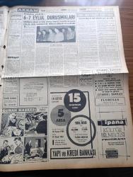 Akşam Gazetesi - 27 Ekim 1960 - Fahrettin Kerim Gökay'ın Bir Mektubu Başsavcıya Verildi - Atatürk'ün Selanik'te Evine Bomba Attığını İtiraf Ettiği Mektupları Gelecek  Olan Oktay Engin - Kısmi Aftan Faydalananlar Cumartesi Tahliye Edilecek - Rektör Sıddık Sami Onar Biz Papa Değiliz Dedi - Tokat'ta Çarşafla Mücadele - Doğu'da Kadınlar Hala Satılık Eşya Halinde - Ateşli Kız Gina Yazan George Albert Gley Yazı Dizisi - Hülagünün Gözdesi Çizen Suat Yalaz - Hukukçu Gözü İle 6 7 Eylül Duruşmaları - Günah Maskesi Aşk Ve His Romanı Resimleyen Remzi - Geyşa'nın Hatıra Defteri Yazan Kimiko Omura Yazı Dizisi - Bize Barbaroslu Derler Yazan Çizen Ratip Tahir Burak - Kont Senlibenli Karikatür - Nazlı İle Hamza Karikatür - Vadiler Hakimi Çizgi Roman - Bugünkü Burç Falınız - Yıldızlar Gecesi Safiye Ayla Atıf Kaptan Hulusi Kentmen Kadir Savun Zeynep Değirmencioğlu - B Milli Maçı 27 Kasım'da İstanbul'da Oynanacak - Karakucak Şampiyonası İçin Son Hazırlıklar Başlıyor - Necdet Erdem Feriköy'de