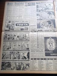 Akşam Gazetesi - 27 Ekim 1960 - Fahrettin Kerim Gökay'ın Bir Mektubu Başsavcıya Verildi - Atatürk'ün Selanik'te Evine Bomba Attığını İtiraf Ettiği Mektupları Gelecek  Olan Oktay Engin - Kısmi Aftan Faydalananlar Cumartesi Tahliye Edilecek - Rektör Sıddık Sami Onar Biz Papa Değiliz Dedi - Tokat'ta Çarşafla Mücadele - Doğu'da Kadınlar Hala Satılık Eşya Halinde - Ateşli Kız Gina Yazan George Albert Gley Yazı Dizisi - Hülagünün Gözdesi Çizen Suat Yalaz - Hukukçu Gözü İle 6 7 Eylül Duruşmaları - Günah Maskesi Aşk Ve His Romanı Resimleyen Remzi - Geyşa'nın Hatıra Defteri Yazan Kimiko Omura Yazı Dizisi - Bize Barbaroslu Derler Yazan Çizen Ratip Tahir Burak - Kont Senlibenli Karikatür - Nazlı İle Hamza Karikatür - Vadiler Hakimi Çizgi Roman - Bugünkü Burç Falınız - Yıldızlar Gecesi Safiye Ayla Atıf Kaptan Hulusi Kentmen Kadir Savun Zeynep Değirmencioğlu - B Milli Maçı 27 Kasım'da İstanbul'da Oynanacak - Karakucak Şampiyonası İçin Son Hazırlıklar Başlıyor - Necdet Erdem Feriköy'de