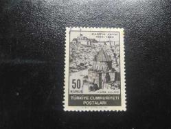 Postadan Geçmiş Pul Filateli - Damgalı - KARS KALESİ KARS'IN FETHİ 1064-1964, 50 KURUŞ - Türkiye Cumhuriyeti