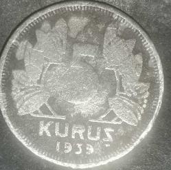 TÜRKİYE  1939    5  KURUŞ
