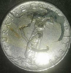 TÜRKİYE   1963    25  KURUŞ