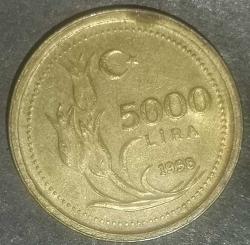 TÜRKİYE   1998   5000 LİRA