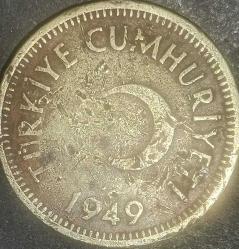 TÜRKİYE  1949   25 KURUŞ