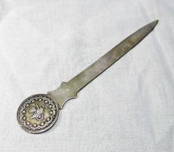 ViNTaGe GÜMÜŞ ZARF AÇACAĞI....OSMANLI PARALI