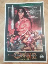 CONAN 2  ARNOLD SCHWARZENEGGER FİLM AFİŞİ