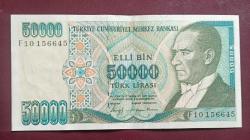 7 Emisyon F 10 seri 50 Bin Lira