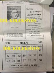 BARIŞ MANÇO'NUN ve ANNESİ RİKKAT UYANIK'IN ÇEŞİTLİ HABER ve BELGELERİNİN YER ALDIĞI 7 ADET TIPKI BASIM YAPRAK - 7.02.1992 TARİHLİ RİKKAT UYANIK'IN VEFAT HABERİNİN YAZILI OLDUĞU BASIN BÜLTENİ - HAKKI MANÇO ve RİKKAT UYANIK'IN EVLİLİK FOTOĞRAFLARI - 1959 TARİHLİ AİLE DÜĞÜNÜ FOTOĞRAFI, RİKKAT HANIM, BARIŞ MANÇO  ve SAVAŞ MANÇO AYNI KAREDEYKKEN - TÜRK MUSIKİ DERNEĞİ RİKKAT UYANIK'IN YER ALDIĞI NİSAN 1949 TAKVİM YAPRAĞI, RİKKAT HANIM'IN RÖPORTAJINDAN 4 SAYFA (HAFTALIK RESİMLİ PERDE DERGİSİNİN 17.09.1949 TARİHLİ SAYISINDAN KOPYADIR)