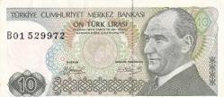 7. Emisyon B01 Serisi Seri Başı 10 Türk Lirası