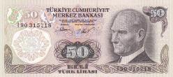6. Emisyon I90 Serisi Seri Sonu 50 Türk Lirası