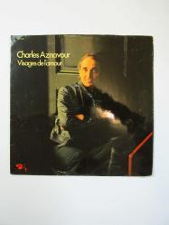 33'lük LP - Charles Aznavour - Visages de l'amour (Batı Almanya Baskısı)