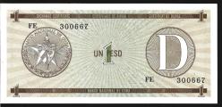 ** KÜBA ( 1 * PESO ) 1985 - ÇİL