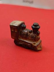 FG19-----KARA TREN MİNİ SERAMİK FİGÜR