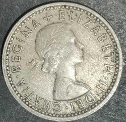 İNGİLTERE  1956  6 PENCE