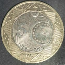 ÖZEL KAPAMASINDA  TÜRKİYE 2023 5 LİRA HATIRA TÜRKİYE CUMHURİYETİNİN 100. YILI