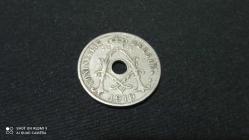 1910 BELÇİKA 25 CENTİM