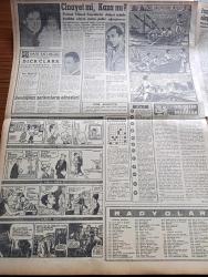 Akşam Gazetesi - 8 Kasım 1960 - Banka Genel Müdürleri Hasan Polatkan'ı İtham Etti - Üniversite Dün Törenle Açıldı - Devlet Ve Hükümet Başkanı Cemal Gürsel Grev Kolay Sözdür Tatbikatı İse Zordur Dedi- Turhan Feyzioğlu Profesör Sıddık Sami Onar İle Görüşecek - Veliahtı Dünyaya Getiren İran Kraliçesi Farah Diba Sarayda Döndü - 65 Milyon Amerikalı Bugün Oy Verecek - Kennedy'nin Şansı Nixon'dan Yüzde 35 Fazla- Palamut Bolluğu - Ateşli Kız Gina Yazan George Albert Gley Yazı Dizisi - Hülagünün Gözdesi Çizen Suat Yalaz - Çarşaf İstemeyen Kadınları Dövdüler - Günah Maskesi Aşk Ve His Romanı Resimleyen Remzi - Kont Senlibenli Karikatür - Nazlı İle Hamza Karikatür - Bize Barbaroslu Derler Yazan Çizen Ratip Tahir Burak - Gölgeler Ve İnsanlar Yazan Victoria Holt Yazı Dizisi - Büyük Türkiye Partisi Kuruluyor - Galatasaray Rostov'dan Rövanşı Alamadı - Yunanistan İle Her Yıl Karşılıklı Yelken Temasları Yapılacak - Beşiktaş Bölgeden 25.000 Borç İstedi - Fenerbahçeli Basri Dirimlili İyileşiyor