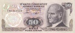 6. Emisyon I90 Serisi Seri Sonu 50 Türk Lirası