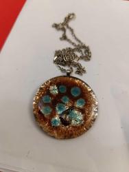 K49----TÜRKMEN İŞİ EL YAPIMI ANTİKA SAÇ TOKASI