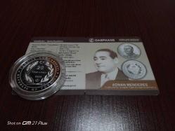 ADNAN MENDERES TÜRK SİYASETÇİLERİ NO: 2 HATIRA GÜMÜŞ