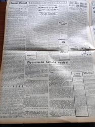 Yeni İstanbul Gazetesi - 7 Eylül 1953 - Batı Almanya Seçimi Ve Dünya Politikası Yazan Mustafa Nermi Köşe Yazısı - Batı Almanya Seçimini Hristiyan Demokratlar Kazandı - Dr. Adenauer'e Tecavüz Edildi - Yeni Ordu Terfi Kanunu - İsmet İnönü Millet CHP'yi İktidara Davet Edecek - Başbakan Adnan Menderes'in Millet Partisi Hakkında Sözleri - Sinai Kalkınma Bankası Yeni Tahvil Çıkarıyor - Mareşal Tito Trieste'nin Serbest Liman Olmasını İstedi - Halide Edip Adıvar'ın Romanı Döner Ayna Yazı Dizisi - Yabancı Sermayeyi Teşvik Yaşam Profesör Doktor Kerim Ömer Çağlar Köşe Yazısı - İdari İlimler Kongresi Şale Köşkünde Toplandı - Bursa'daki Belediye Seçimini Demokrat Parti Kazandı - Kore'de Dün 4 Türk Esiri Daha İade Edildi - Fenerbahçe Eskişehir'de 1 0 Galip - Denizde Cinayet Telif Hakkı Keystone Yazı Dizisi - Ankara İstanbul İzmir Radyosu Programı - Kore Mektupları - Güzel Bacak Müsabakası - Milyon Hırsızı Yazan S. G. Seeliger Yazı Dizisi - İran'da İngiliz Rus Rekabeti - Beşiktaş Beyoğluspor'u Yendi