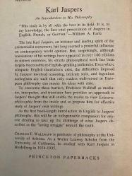 Karl Jaspers:An Introduction to His Philosophy
