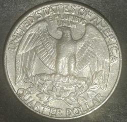 AMERİKA  1984 D    25 CENT ÇEYREK DOLAR