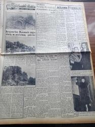 Yeni İstanbul Gazetesi - 21 Ekim 1953 - Komünist Bloku Dağılabilir Mi Yazan Mustafa Nermi Köşe Yazısı - Mısır İnkılabımızın Düşmanlarını Besliyor - Mısır Evkaf Nezareti Cami Ül Ezher'deki Yobaz Türk Talebesine Maddi Yardımlarda Bulunuyor - İngiliz Başbakanı Winston Churchill Malenkov İle Görüşmek İstiyor - Askeri Mahkemede Okunan 113 Sahifelik Uzun Bir İddianame İle Kızılların Gizli Faaliyeti Delilleriyle Dün Açıklandı - Doktor Sevim Tarı Ve Arkadaşları Hakimler Heyetinin Kararını Dinliyorlar - Başbakan Adnan Menderes Dün Teknik Üniversite'nin Yeni Ders Senesini Bir Nutukla Açtı - 1954 Avrupa Güzeli Seçimleri - 1953 Avrupa Güzeli Eloisa Cianni İstanbul'da İken Fotoğraf - Yabancı Bankacılar İstanbul'da - Kara Günler Milli Mücadele Hatıraları Yazan İbrahim Şevki Feyzioğlu Yazı Dizisi - Seçim Mücadelesi Yazan Namık Zeki Aral Köşe Yazısı - İzmir Yeni Radyo İstasyonu İnşasına Başlanıyor - Ankara İstanbul İzmir Teknik Üniversite Radyosu Programı -Anadolu Abideleri Yazan Aziz Ogan Yazı Dizisi