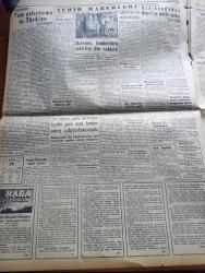Yeni İstanbul Gazetesi - 20 Ekim 1953 - Diyanet İşleri Başkanlığı Yazan Habib Edib Törehan Köşe Yazısı - Kore'de İhzari Barış Konferansı Başlıyor - Churchill Malenkov Mülakatı - Swindon Town takımı İle Karşılaşan Fenerbahçe Dün Gece 5 1 Yenildi - Kızılların Duruşmasına Dün De Devam Edildi - Üç Radyo İstasyonu Yeniden Kuruluyor - CHP Genel Sekreteri Kasım Gülek İktidara Geçeceğiz Dedi - Komünist Partisi Mensuplarının Mahkemesi Ankara Garnizon Mahkemesinde Devam Etmiştir - Kara Günler Milli Mücadele Hatıraları Yazan İbrahim Şevki Feyzioğlu Yazı Dizisi - İçki Düşmanları İstanbul'a Geldi- Dün Verilen Karar Neticesinde İşçiler Gece Saat Birden Sonra Çalıştırılamıyacak - Ürdün İsrail Sınırında Vaziyet Çok Gergin - Siyonist Teşkilatının Kaldırılması İstendi - Tarihimizde Lale Ve Lale Devri Yazan M. Şakir Ülkütaşır- Dünya Resimli Röportajlar - Basketbol Takımımız Ve Van Zandt Fiyaskosu - Hind Nargilesi Hukka - Meşhur Bisiklet Yarışçısı Gino Bartali'nin Sağlık Durumu - Garrard Pikap