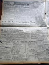 Yeni İstanbul Gazetesi - 20 Ekim 1953 - Diyanet İşleri Başkanlığı Yazan Habib Edib Törehan Köşe Yazısı - Kore'de İhzari Barış Konferansı Başlıyor - Churchill Malenkov Mülakatı - Swindon Town takımı İle Karşılaşan Fenerbahçe Dün Gece 5 1 Yenildi - Kızılların Duruşmasına Dün De Devam Edildi - Üç Radyo İstasyonu Yeniden Kuruluyor - CHP Genel Sekreteri Kasım Gülek İktidara Geçeceğiz Dedi - Komünist Partisi Mensuplarının Mahkemesi Ankara Garnizon Mahkemesinde Devam Etmiştir - Kara Günler Milli Mücadele Hatıraları Yazan İbrahim Şevki Feyzioğlu Yazı Dizisi - İçki Düşmanları İstanbul'a Geldi- Dün Verilen Karar Neticesinde İşçiler Gece Saat Birden Sonra Çalıştırılamıyacak - Ürdün İsrail Sınırında Vaziyet Çok Gergin - Siyonist Teşkilatının Kaldırılması İstendi - Tarihimizde Lale Ve Lale Devri Yazan M. Şakir Ülkütaşır- Dünya Resimli Röportajlar - Basketbol Takımımız Ve Van Zandt Fiyaskosu - Hind Nargilesi Hukka - Meşhur Bisiklet Yarışçısı Gino Bartali'nin Sağlık Durumu - Garrard Pikap