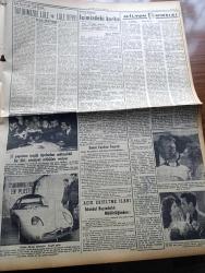 Yeni İstanbul Gazetesi - 20 Ekim 1953 - Diyanet İşleri Başkanlığı Yazan Habib Edib Törehan Köşe Yazısı - Kore'de İhzari Barış Konferansı Başlıyor - Churchill Malenkov Mülakatı - Swindon Town takımı İle Karşılaşan Fenerbahçe Dün Gece 5 1 Yenildi - Kızılların Duruşmasına Dün De Devam Edildi - Üç Radyo İstasyonu Yeniden Kuruluyor - CHP Genel Sekreteri Kasım Gülek İktidara Geçeceğiz Dedi - Komünist Partisi Mensuplarının Mahkemesi Ankara Garnizon Mahkemesinde Devam Etmiştir - Kara Günler Milli Mücadele Hatıraları Yazan İbrahim Şevki Feyzioğlu Yazı Dizisi - İçki Düşmanları İstanbul'a Geldi- Dün Verilen Karar Neticesinde İşçiler Gece Saat Birden Sonra Çalıştırılamıyacak - Ürdün İsrail Sınırında Vaziyet Çok Gergin - Siyonist Teşkilatının Kaldırılması İstendi - Tarihimizde Lale Ve Lale Devri Yazan M. Şakir Ülkütaşır- Dünya Resimli Röportajlar - Basketbol Takımımız Ve Van Zandt Fiyaskosu - Hind Nargilesi Hukka - Meşhur Bisiklet Yarışçısı Gino Bartali'nin Sağlık Durumu - Garrard Pikap