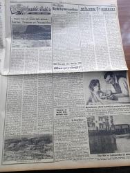 Yeni İstanbul Gazetesi - 28 Ekim 1953 - Harp Ve Korunma Tedbirleri Yazan Mustafa Nermi Köşe Yazısı - Amerika Kuvvetlerini Avrupa'dan Çekmeyecek - Maliye Bakanı Hasan Polatkan Beyanatı - Cumhuriyetimizin 30. Yıldönümü Şenlikleri - İzinsiz Demokrat Parti Toplansında Basın'a Yapılan Tecavüz - Rigdway'den Nene Hatun'a Yeni Bir Selam - Bir Mektep Şarkısının İlhamı Karikatür - İktisadi Siyaset Yazan Namık Zeki Aral Köşe Yazısı - Kara Günler Milli Mücadele Hatıraları Yazan İbrahim Şevki Feyzioğlu Yazı Dizisi - Şehir Tiyatrosu Talebeler Tarafından Protesto Ediliyor - John Foster Dulles'ın Basın Toplantısı - Ürdünlüler Bir İsrail Köyüne Taarruz Etmişler - Anadolu Abideleri Yazan Aziz Ogan Yazı Dizisi - Ankara İstanbul İzmir Radyosu Programı - Balaban'ın Resim Sergisi - Hikaye Ağılda Bir Kurt Çeviren Güzin Şehbal - Asma Köprü Ve Metro Hakkında Bazı Dün Düşünceler - Dilenciler Operası Ve Laurence Olivier - Pertev Krem