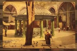 PC.536 İSTANBUL BEYAZID CAMİİ ŞADIRVANI OSMANLI DÖNEMİ POSTA KARTI EDİTÖR E.F.ROCHAT N.118