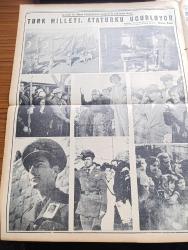 Yeni İstanbul Gazetesi - 17 Kasım 1953 - Türk İtalyan Görüşmelerinin Bilançosu Yazan Mustafa Nermi Köşe Yazısı - Güney Kore'de Nümayişler - Celal Bayar Kanada'ya Gidecek - Sözlü Sorular Yüzünden Mecliste Çıkan Fırtına - Kore'ye Giden Erlerimizin Hakiki Sayısı - Winston Churchill'in Bermuda Konferansına Dair Demeci - Parçalayıcı Bir Tesir Yaratan Muzır Yayınlar - Uşak'taki Seçimleri Halk Partisi Kazandı - Jenny Yazan Theodore Dreiser Yazı Dizisi - Devrim Ocakları Kuruluş Yılı - Cizre'de Hudut Dışı Edilecek Olan Aşiret - Hitler'in Üvey Kardeşi Alois Hitler  Ağabeyi Hakkında Çevrilen Filmi Protesto Etti - Fransa Maliyesini Kurtaracak Olan Adam Edgar Faure - Kızıl Kraliçe Yazan Jacques Renand Yazı Dizisi - Türk Milleti Atatürk'ü Uğurluyor Fotoğraflar - Zsa Zsa Gabor'un Annesinin Dükkanı - İngiltere Macaristan Milli Maçına Doğru - Lana Turner Avrupa'ya Gelir Gelmez Esmerleşti - Odeon Mağazaları - Vita Yağ - General Electric Ampul - Doğubank - Air France - Tural Öksürüğe Ve Bronşite Karşı