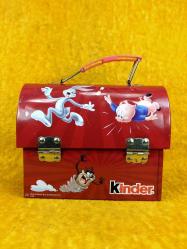 KINDER ÇANTA FORMLU KUMBARA TENEKE KUTU