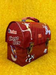 KINDER ÇANTA FORMLU KUMBARA TENEKE KUTU