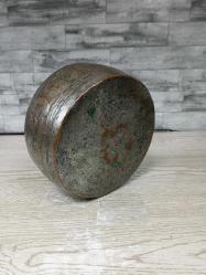 Antika Osmanlı Kalem İşçilikli Bakır Kase - Tas